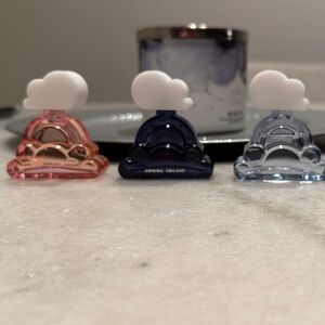 Ariana Grande Cloud Perfume Pink, Blue, and Light Blue Bottles (Travel Size)